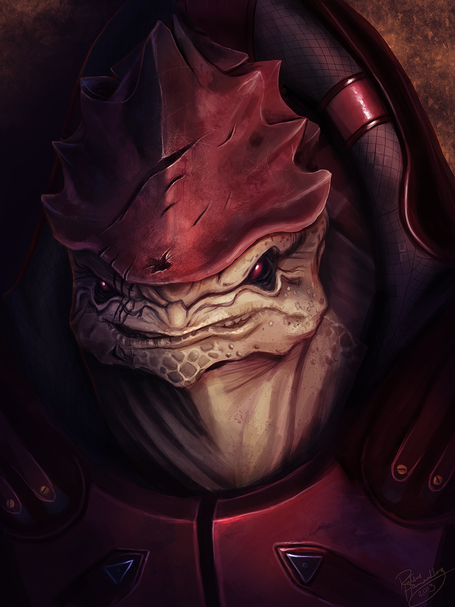Mass Effect: Urdnot Wrex by ruthieee